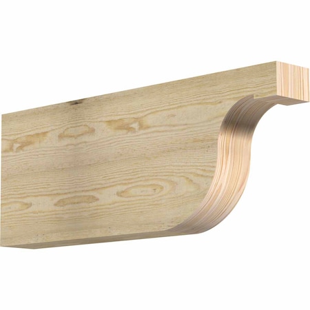 Ekena Millwork Del Monte Rough Sawn Rafter Tail, Douglas Fir, 4"W x 12"H x 32"L RFT04X12X32DEL00RDF